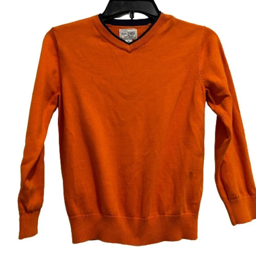 CHILDREN'S Place Orange Long Sleeve Sweater Size M (7/8), 2 for $15 Kids Bundle